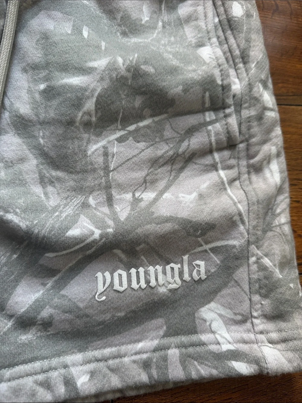 YoungLA Camo Sweat Short
